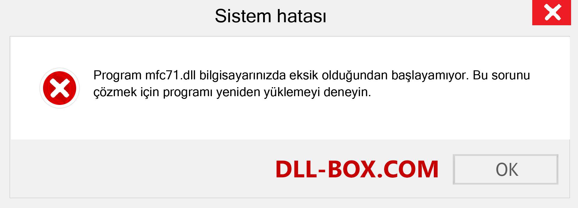 mfc71.dll dosyası eksik mi? Windows 7, 8, 10 için İndirin - Windows'ta mfc71 dll Eksik Hatasını Düzeltin, fotoğraflar, resimler